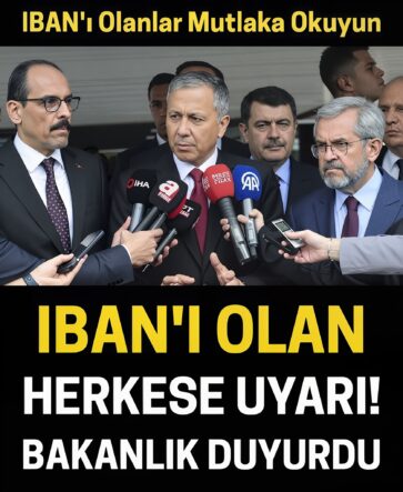 Bakanlık herkesi uyardı..