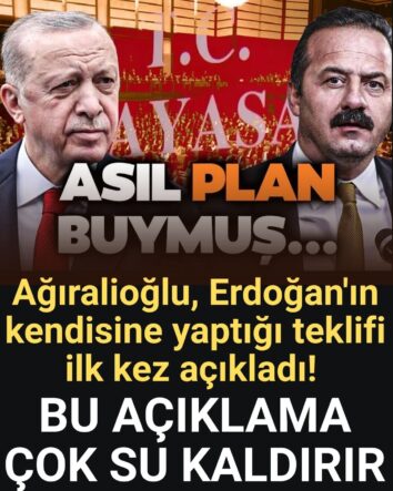 Bakın ne teklif etmiş