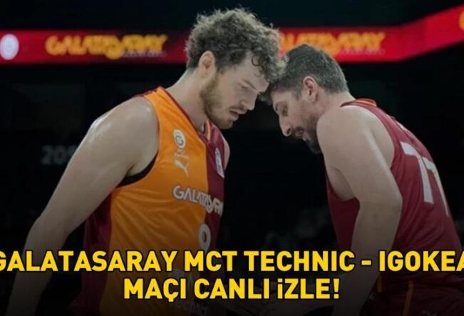 GALATASARAY MCT - TECHNIC IGOKEA MAÇI TRT SPOR CANLI İZLE | Basketbol Şampiyonlar Ligi TRT SPOR Galatasaray MCT Technic-Igokea maçı canlı yayın bilgisi