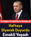 Erdoğan emeklilere seslendi