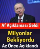 Milyonlar bekliyordu az önce açıklandı..