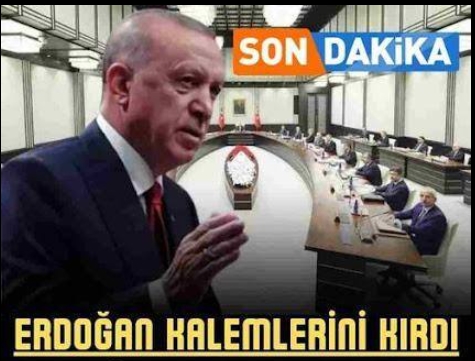 12 bakanın kalemi kırıldı