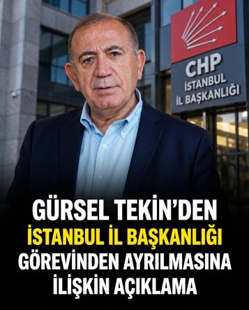CHP İstanbul eski İl Başkanı Gürsel Tekin