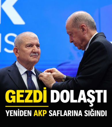 Gezdi Dolaştı, Yeniden AKP Saflarına Sığındı