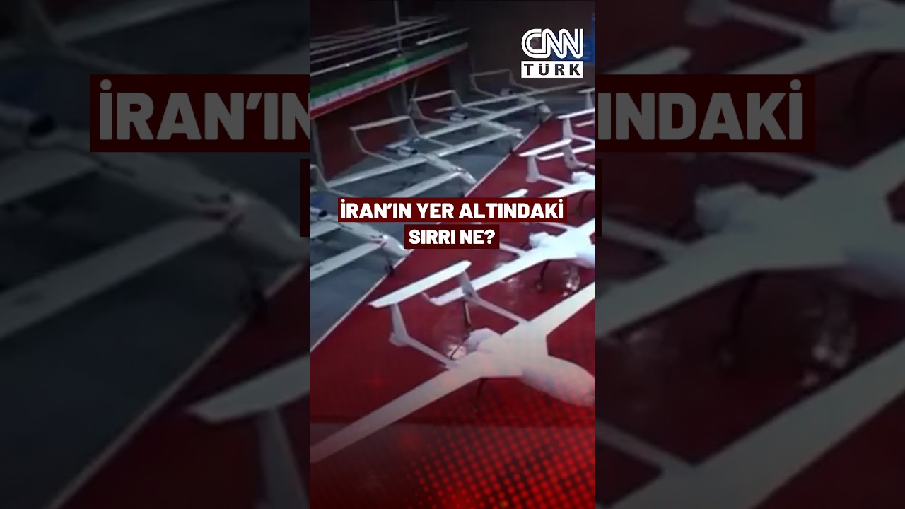 İran'ın Yer Altındaki Sırrı Ne? İHA Görüntüleri Yayımlandı!