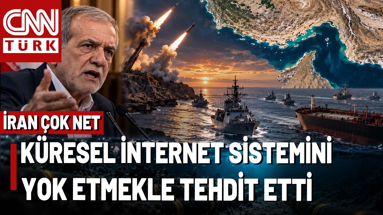 SON DAKİKA🚨İran'dan ABD'ye Çatışma Resti: Hürmüz Boğazı'ndan Geçen İnternet Kablolarını Vurabiliriz