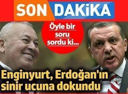 Cemal Enginyurt’tan Erdoğan’a