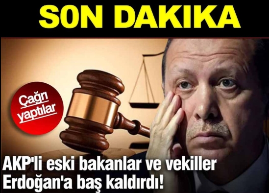 Vekillerden Erdoğan’a Eleştiri