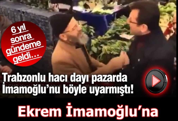 O isim yıllar önce Ekrem İmamoğlu’nu uyarmıştı!
