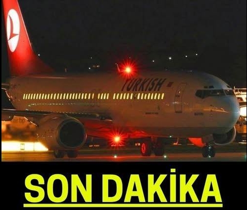 Uçak denize düştü